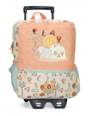 96723T1 ADAPT. BACKPACK 32CM.W/TROLLEY  PLAY ALL DAY